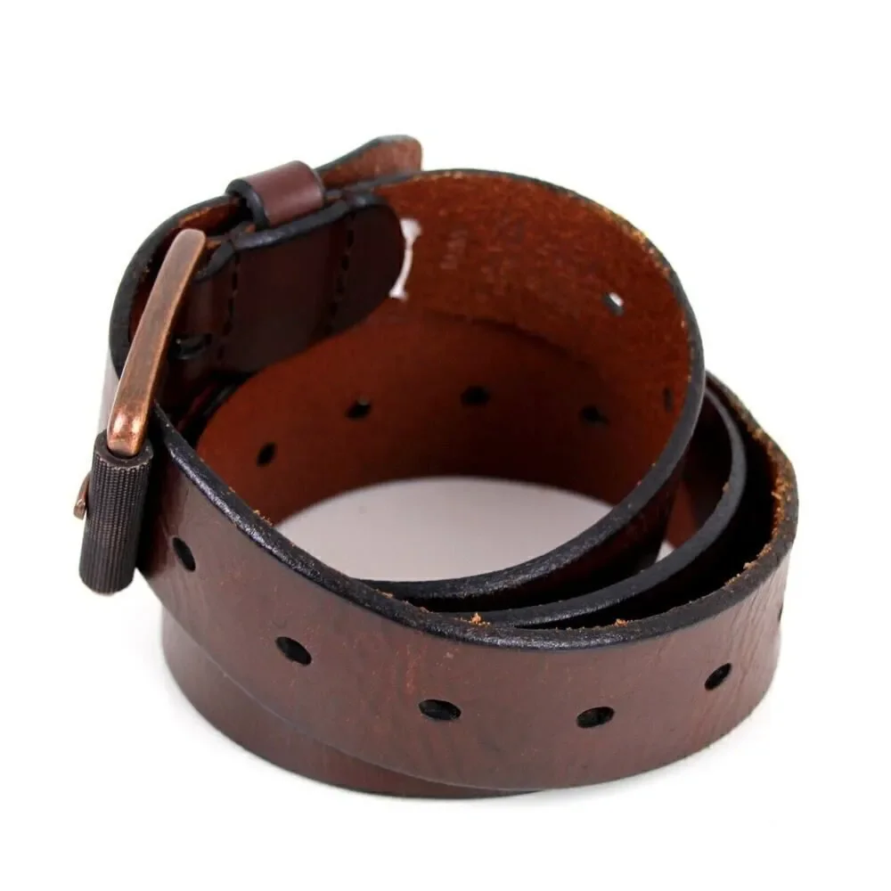 CLASSIC BROWN GENUINE LEATHER 1.5